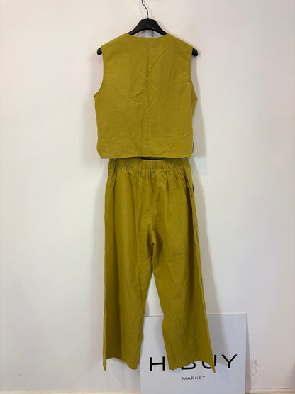 Conjunto top y pantalón pistacho