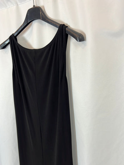 NORMAKAMALI. Black open back Ts jumpsuit