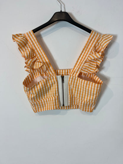 IQ COLLECTION. Total look mostaza rayas T.m