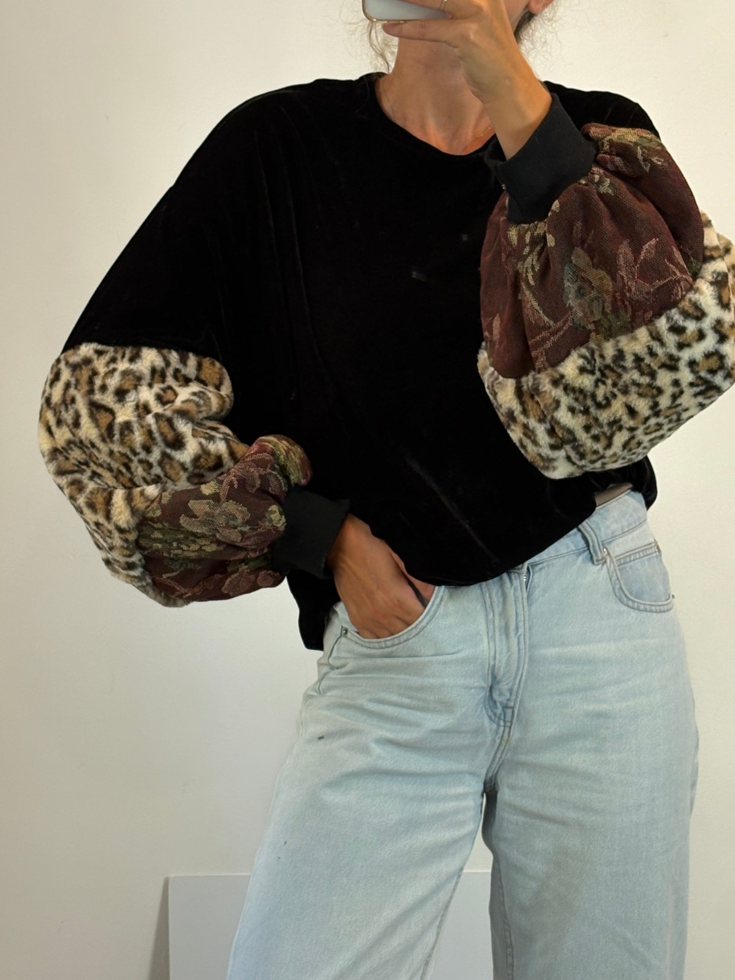 ZARA. Jacket with mottled gray wool. TS