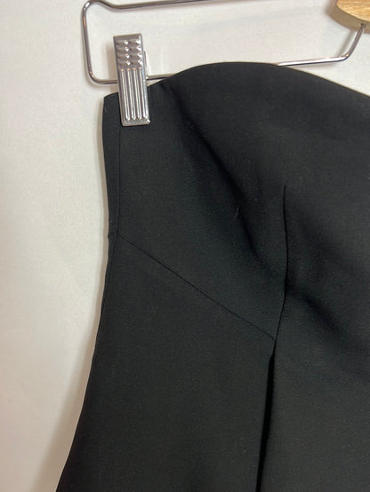 ZARA. Top palabra de honor negro. T S