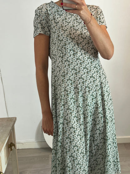 VALENTINA. Blue floral dress Tl