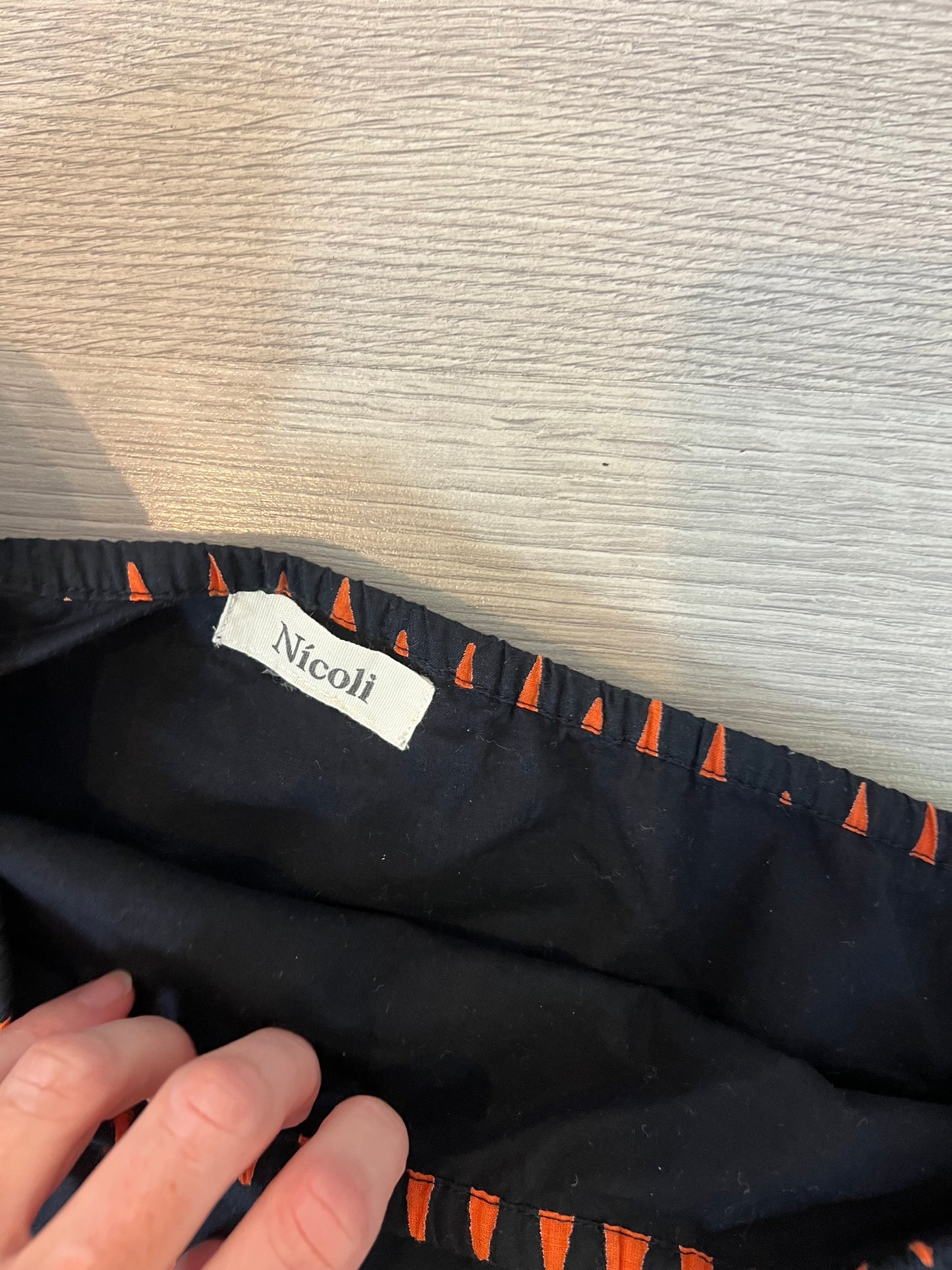 NICOLÍ. Conjunto algodón bicolor T.s/m