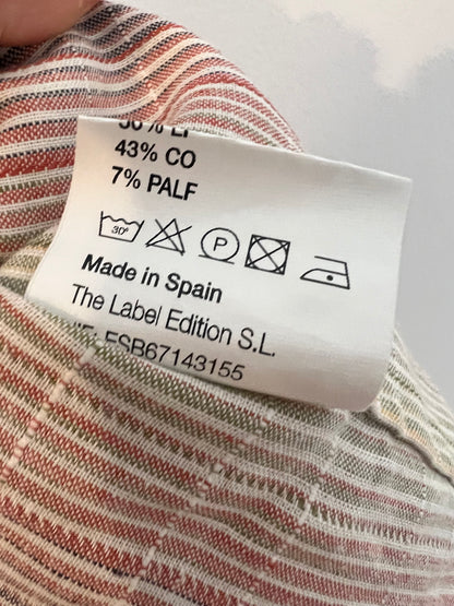 THE LABEL EDITION. Conjunto chaqueta y pantalón rayas. T XS/S