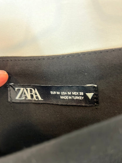 ZARA. Black pleated skirt/trousers Tm