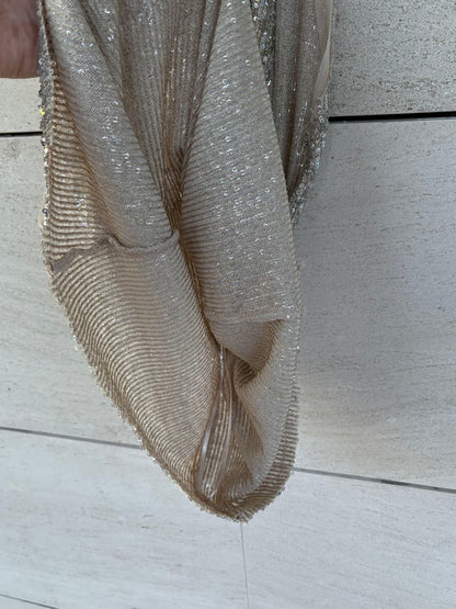 ZARA. Top halter lentejuelas