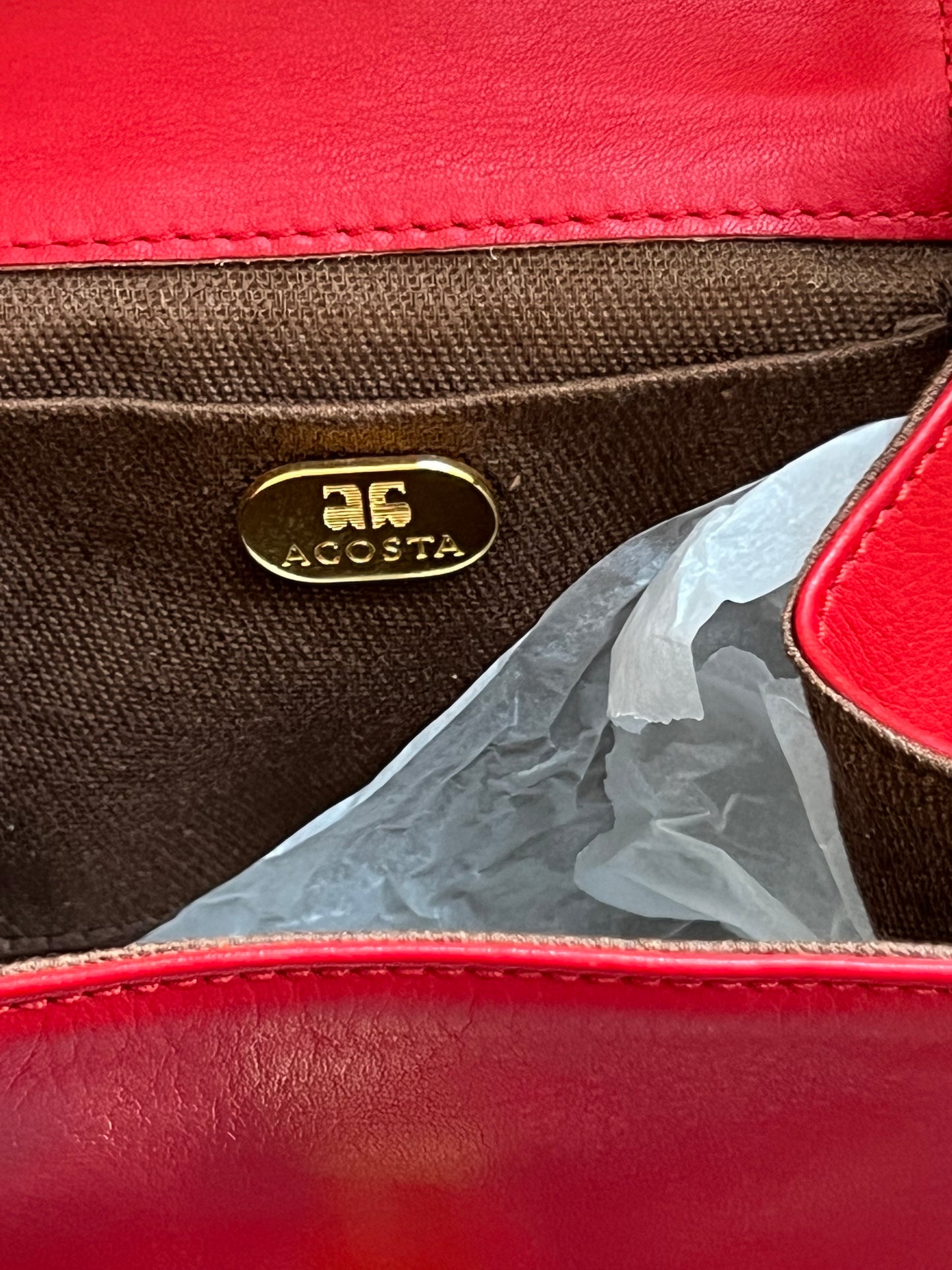 ACOSTA. Mini mochila roja