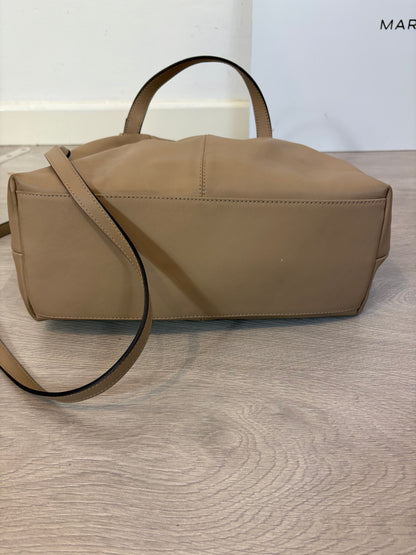 LATOUCHE. Bolso topo piel doble asa