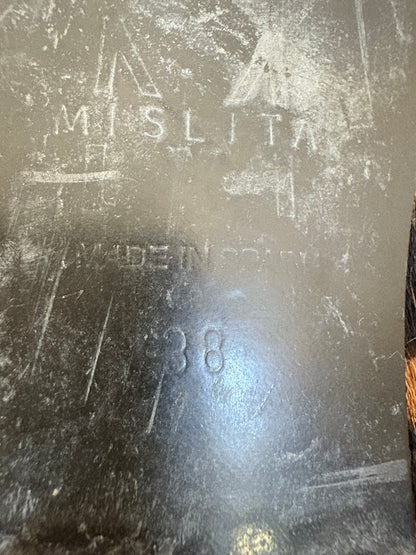 MISLITA. Slippers piel animal print