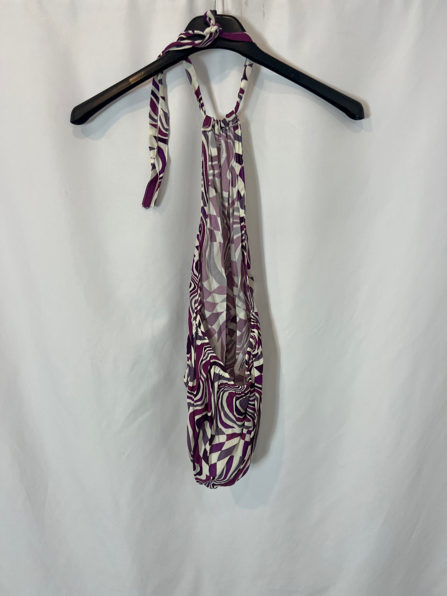 NOON. Retro print halter top. TM