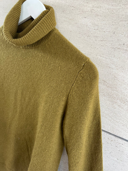 MONOPRIX MAISON. Khaki cashmere sweater. T 0 (xs)