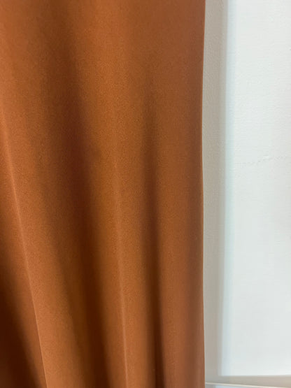 COOSY. Brown flowing maxi dress. XS