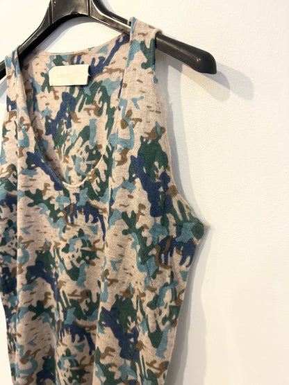 ZADIG &amp; VOLTAIRE. Printed cashmere top. T.S.