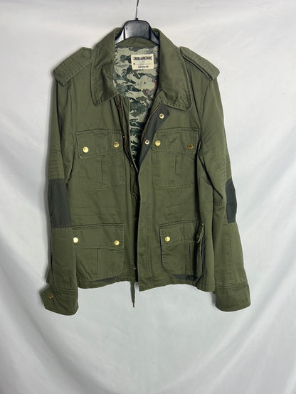 ZADIG&amp;VOLTAIRE. Green jacket with pockets. T.L.