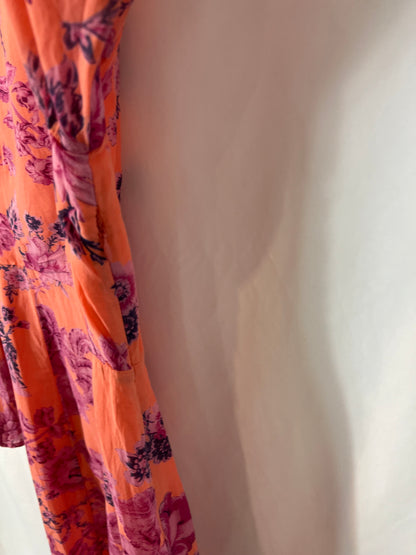 URBAN OUTFITTERS. Orange floral dress Your(s)