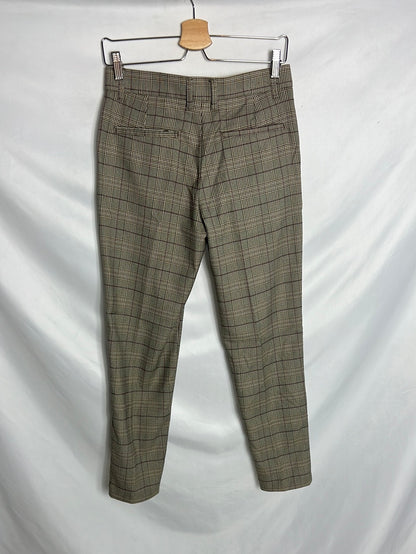 Cuadros Pantalon Bershka Gris Pantalón De Bershka De La Talla 36