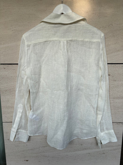 ZARA. Crochet cotton blouse. Size XS