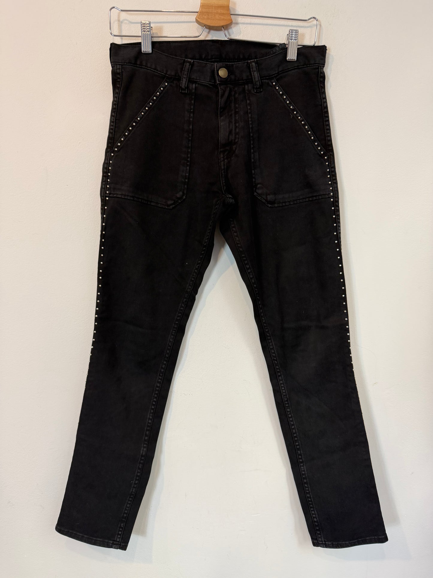 BA&SH. Denim negro tachuelas