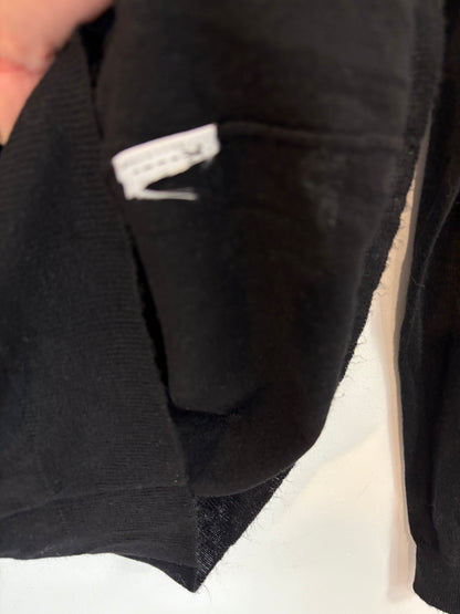 ZARA. Jersey fino negro cuello alto. T M