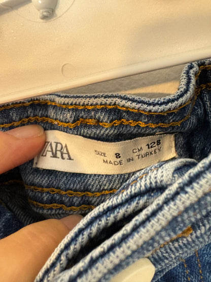 ZARA. Denim culotte. T 8 años