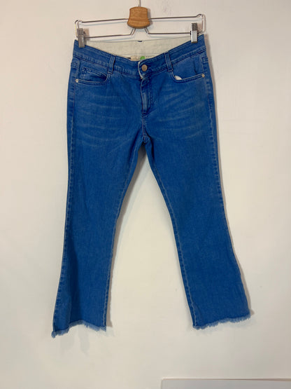 STELLAMcCARTNEY. Denim cropped flecos. T 28 (38)