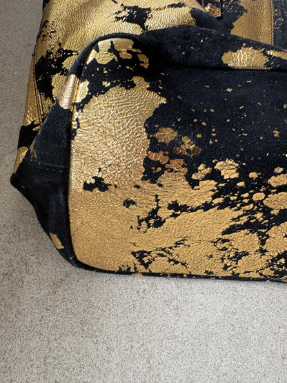 ZADDIG & VOLTAIRE. Bolso tote piel dorados