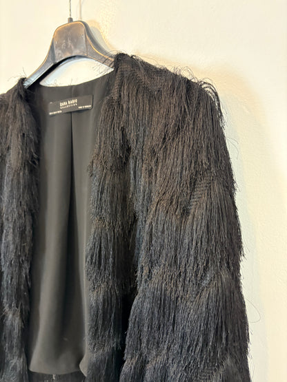 ZARA. Black fringed jacket. TM