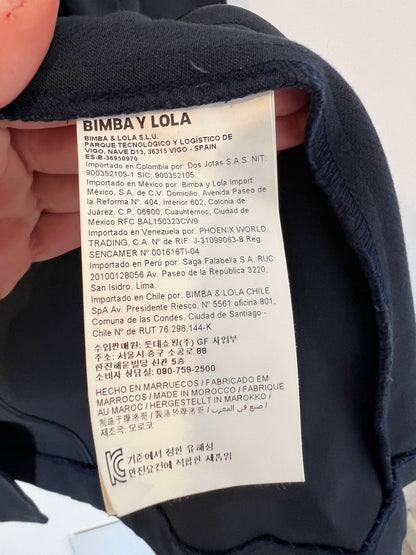 BIMBA Y LOLA. Blazer azul marino. T 38