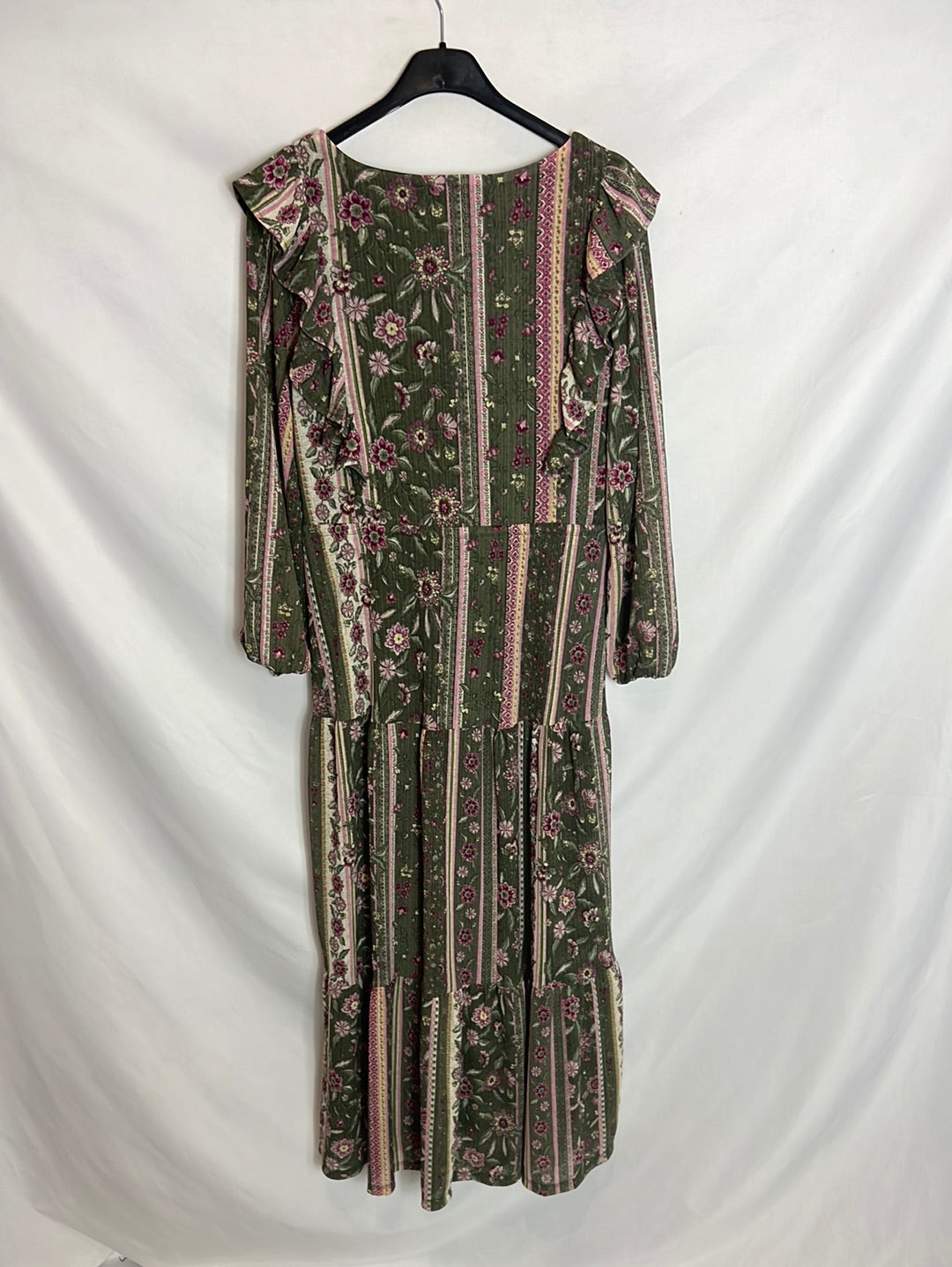 SPRINGFIELD. Vestido midi estampado . T XS(S/M)