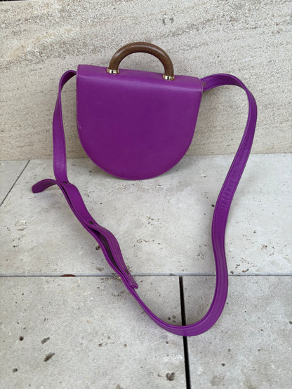 BAKARI. Bolso piel malva