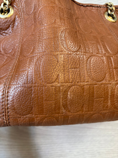 CAROLINA HERRERA. Bolso de hombro asa cadena