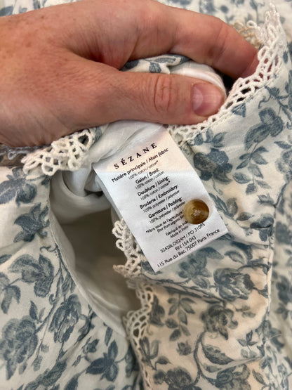 SÉZANE. Cotton ruffled jacket. Size 38