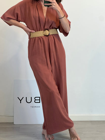 ZARA. Mono largo fluido. T XS