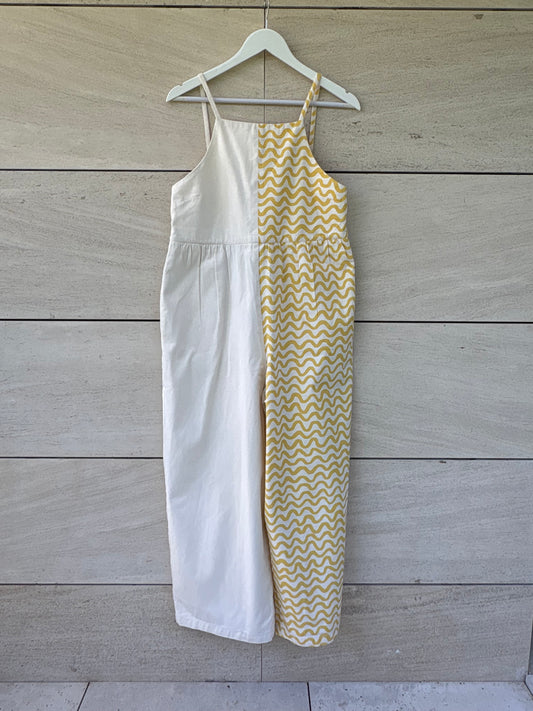 RITA ROW NEO. Mono de algodón estampado de ondas