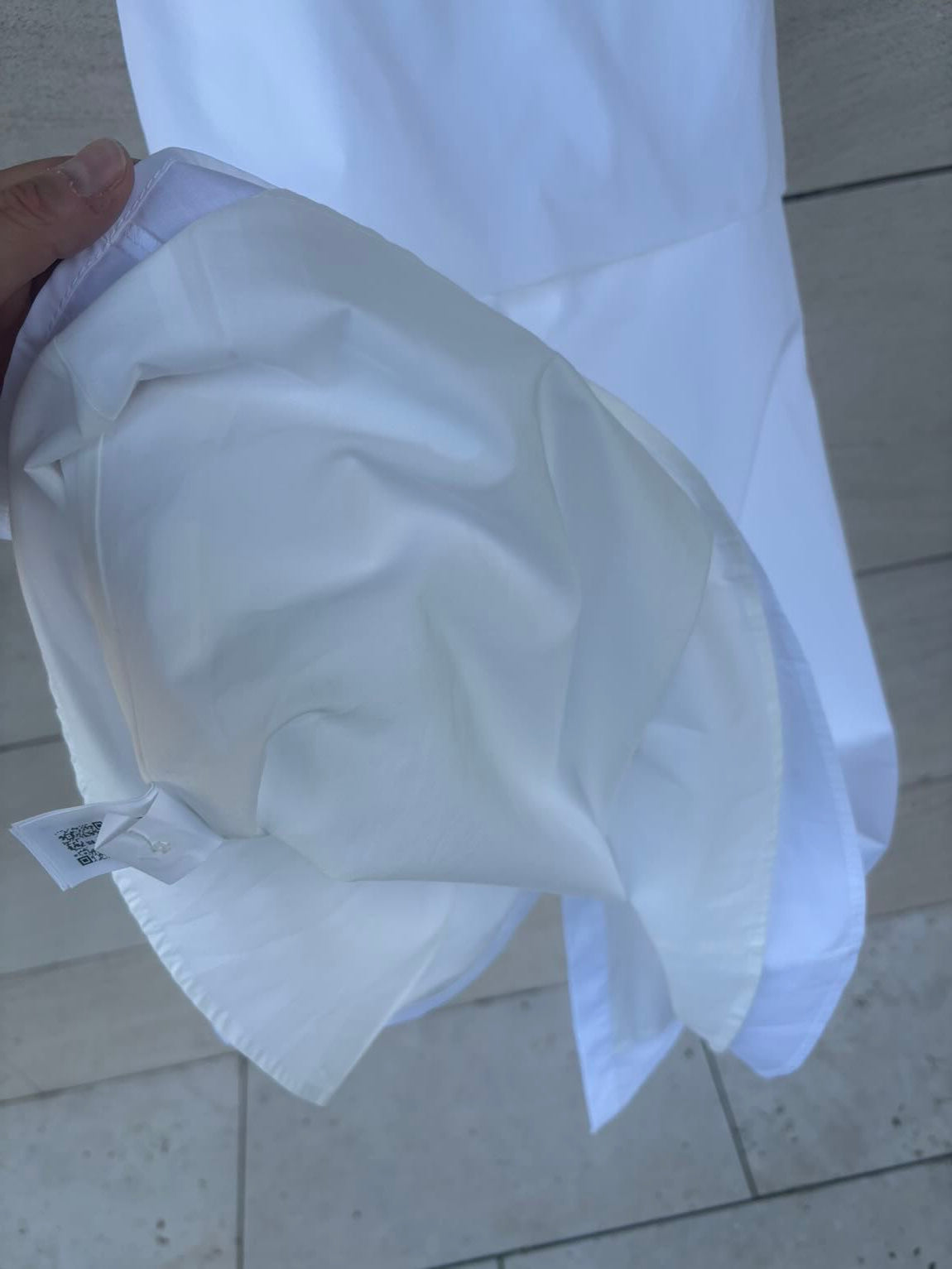 ZARA. Vestido largo  abotonado detalle espalda