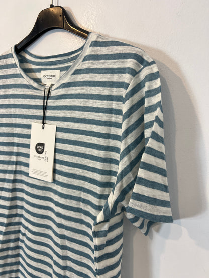 OCTOBRE. Camiseta lino rayas T.xs