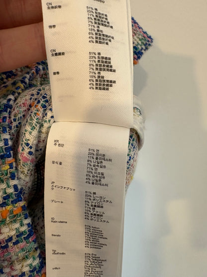 MAJE. Top tweed colores