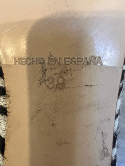 DE FLORES Y FLOREROS. Bailarina textura detalles en purpurina. T 38