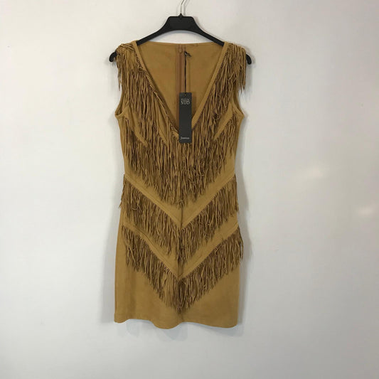 PLEIN SUD. Vestido corto flecos