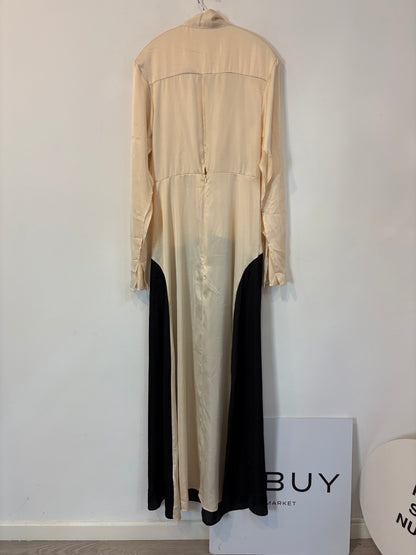 INNOVARE DENIM. Maxi vestido bicolor