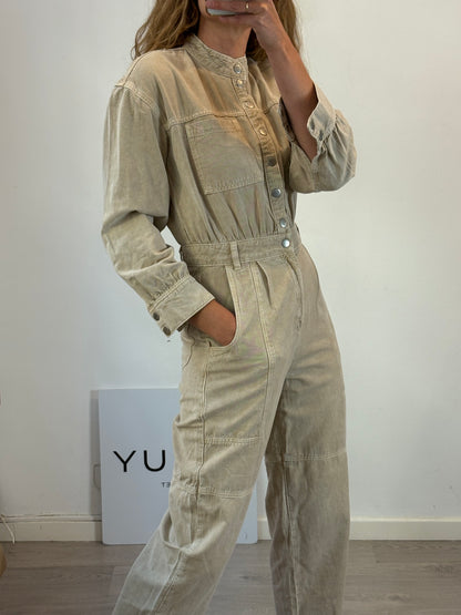 BA&SH. Mono beige denim