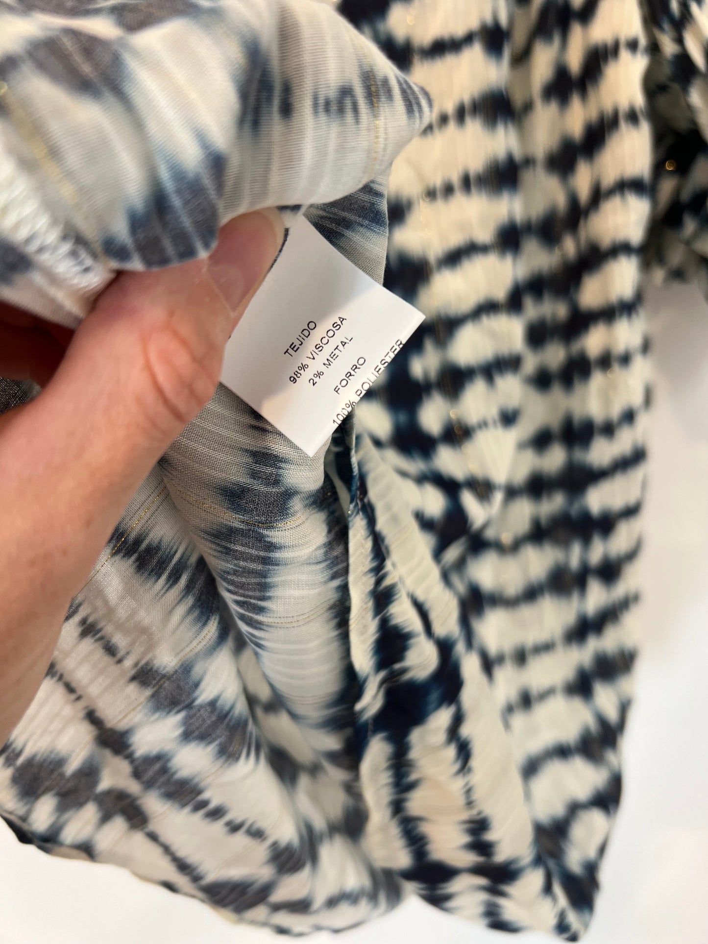 FRAMBUÁ. Blusa tie dye mangas T.m