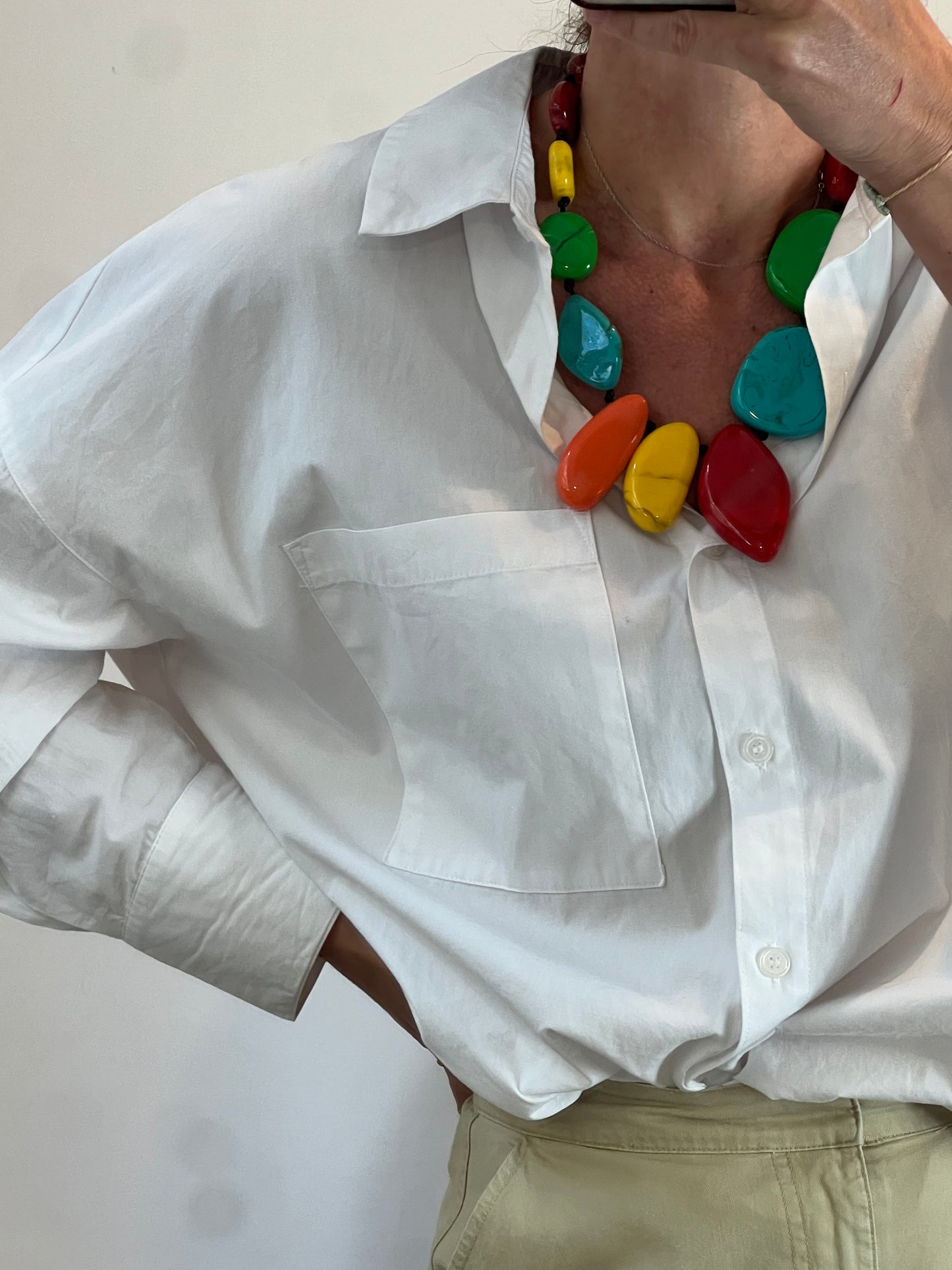 OTRAS. Collar piedras colores