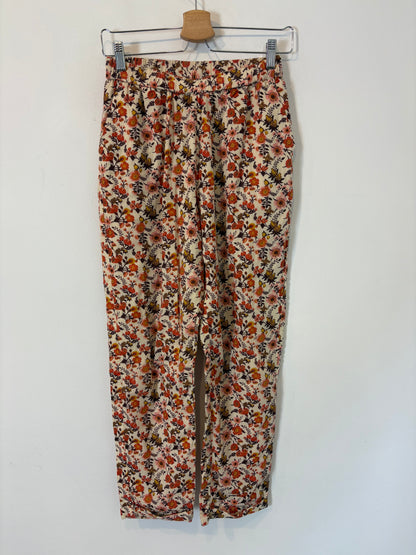 LEON &amp; HARPER. Floral cotton trousers. TS