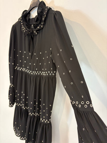 AMEÉ. Sleeveless fringed sweater S.(s)