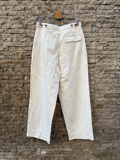 SOEUR. Pantalón pinzas color crudo