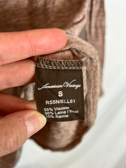 AMERICAN VINTAGE . Top textura jaspeada. T S