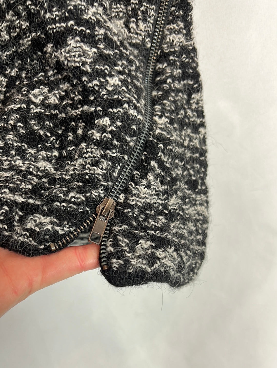 AMERICAN VINTAGE. Falda alpaca jaspeada . T S