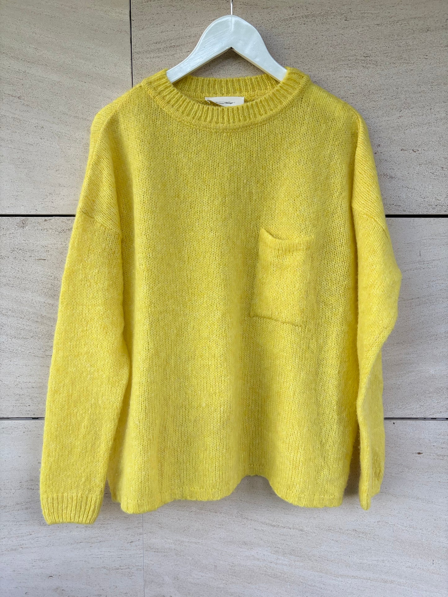 AMERICAN VINTAGE. Wool sweater with pocket. XS/S