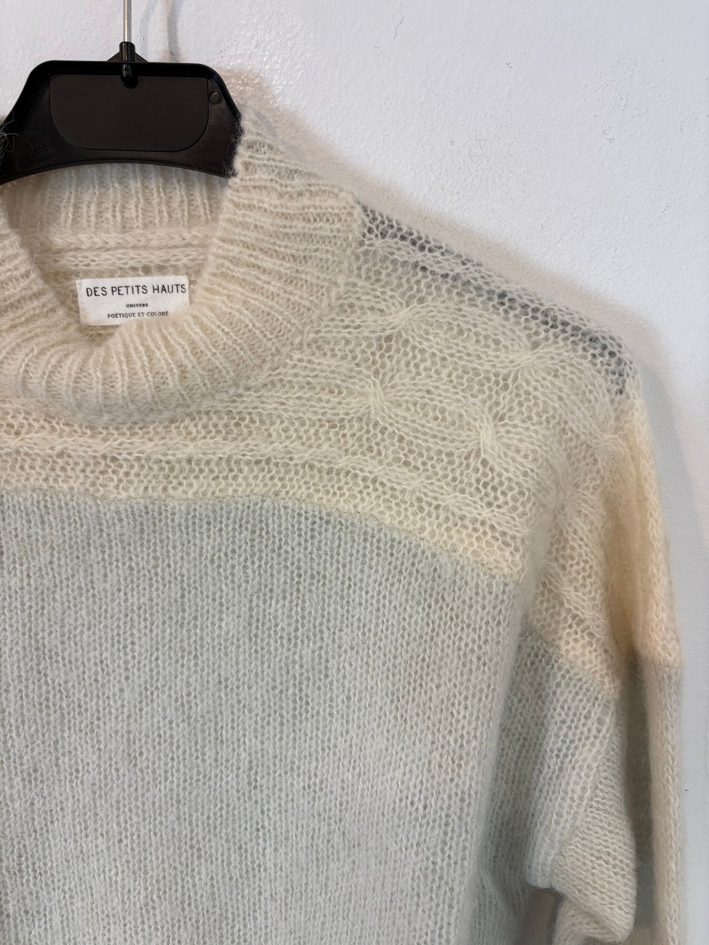 ZARA. Black stretch knit top. TL